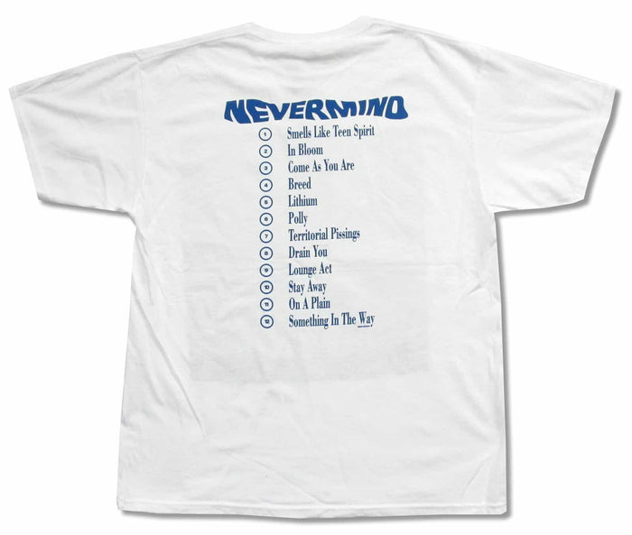 Nirvana-T-Shirt-Nevermind-White-B