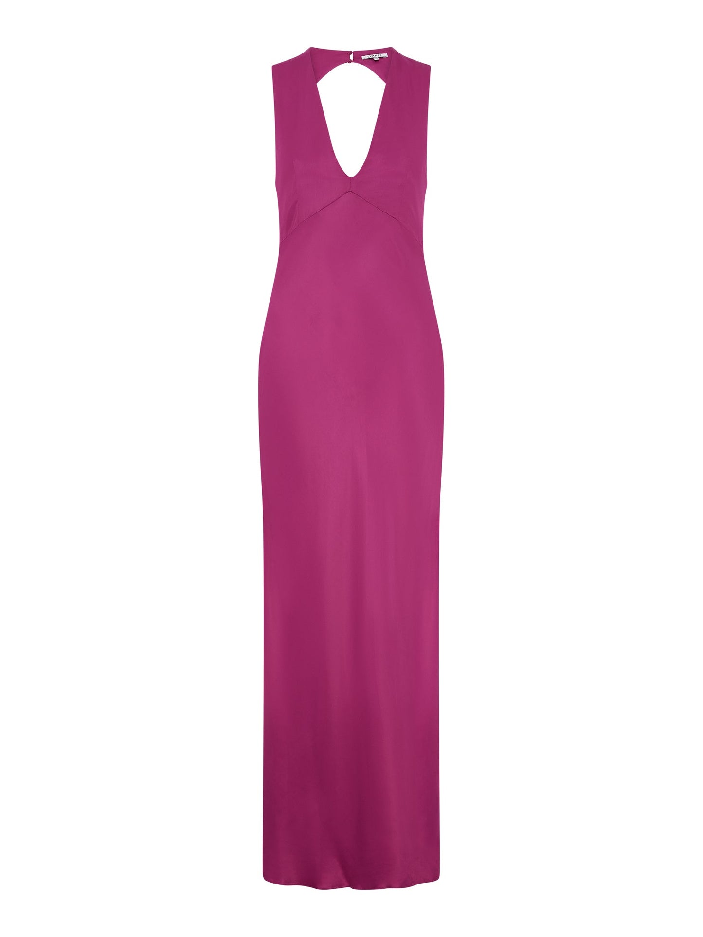 Nova Tie Back Dress in Magenta