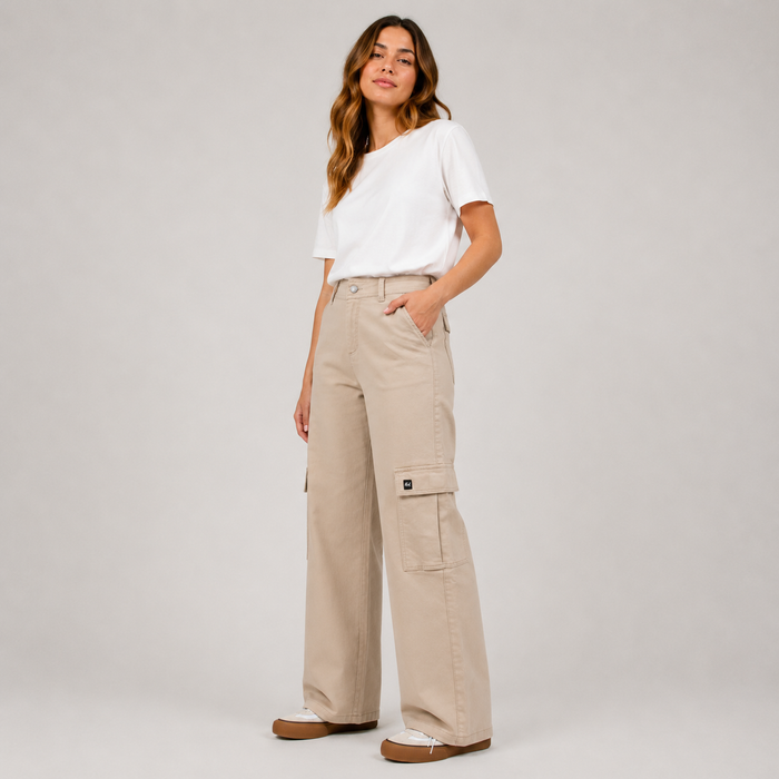 Pantalón Reef Women Cargo Beige