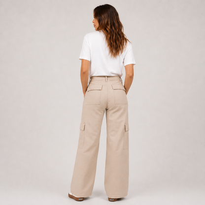 Pantalón Reef Women Cargo Beige