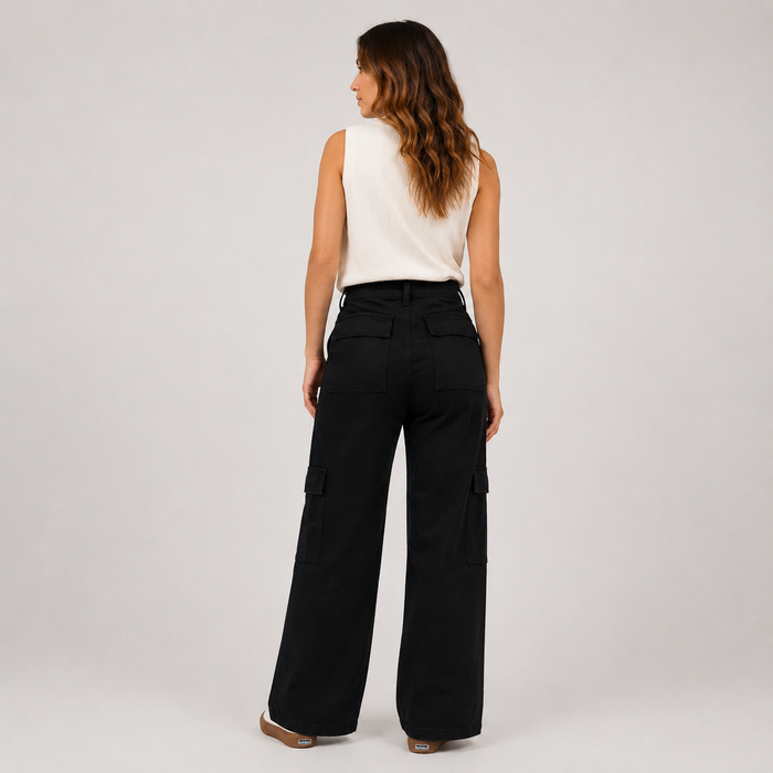 Pantalón Reef Women Cargo Black