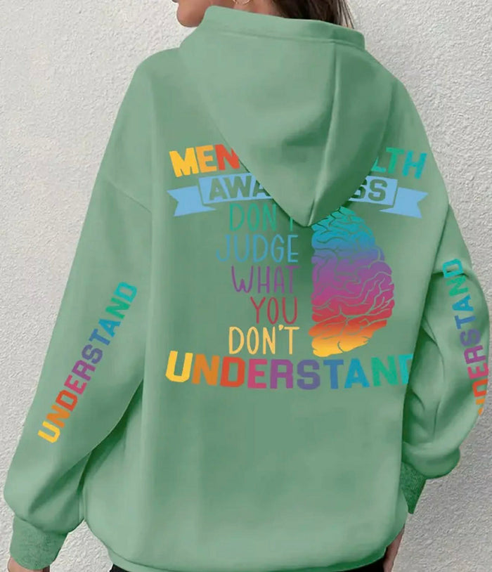 Plus Size "Understand"  hoodie 🇬🇧