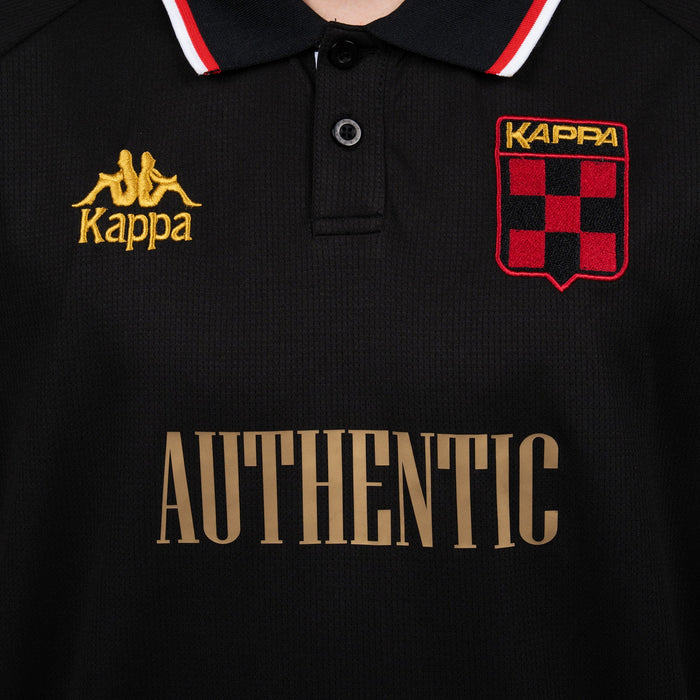 Polera Kappa Men Authentic Black Gold Red