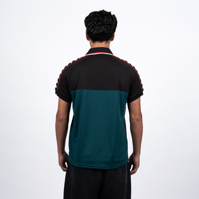 Polera Kappa Men Authentic Green Black Gold Red