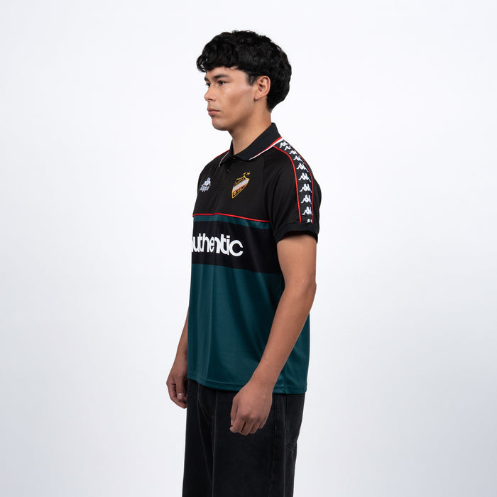 Polera Kappa Men Authentic Green Black Gold Red