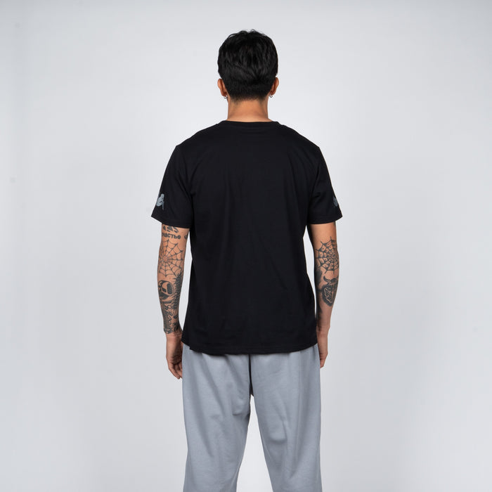 Polera Kappa Men Black Pure Logo Omini