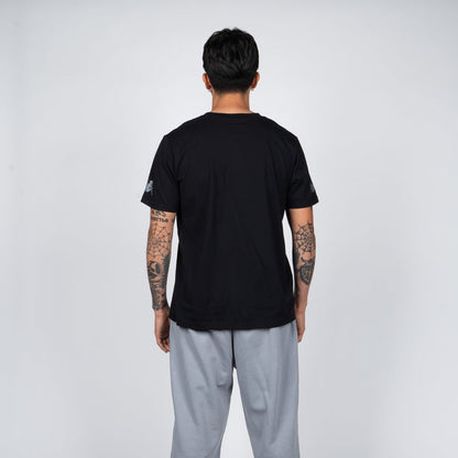 Polera Kappa Men Black Pure Logo Omini