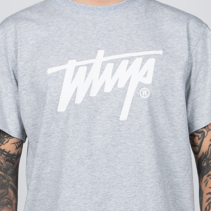 Polera WhatUp Classic Icon Grey White