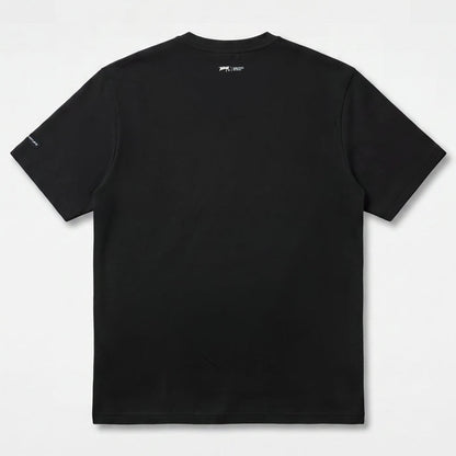 Polera WhatUp Men Boxy Black Logo Grey