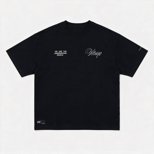 Polera WhatUp Men Oversize Creatives From The Under Black
