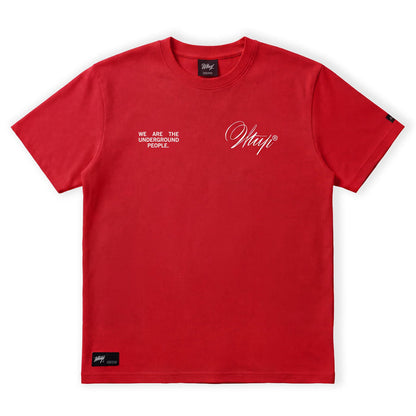 Polera WhatUp Men Oversize Creatives From The Under Red