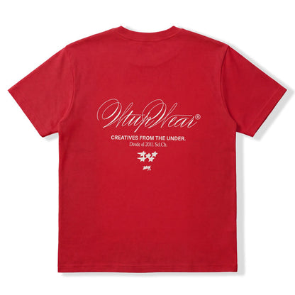 Polera WhatUp Men Oversize Creatives From The Under Red