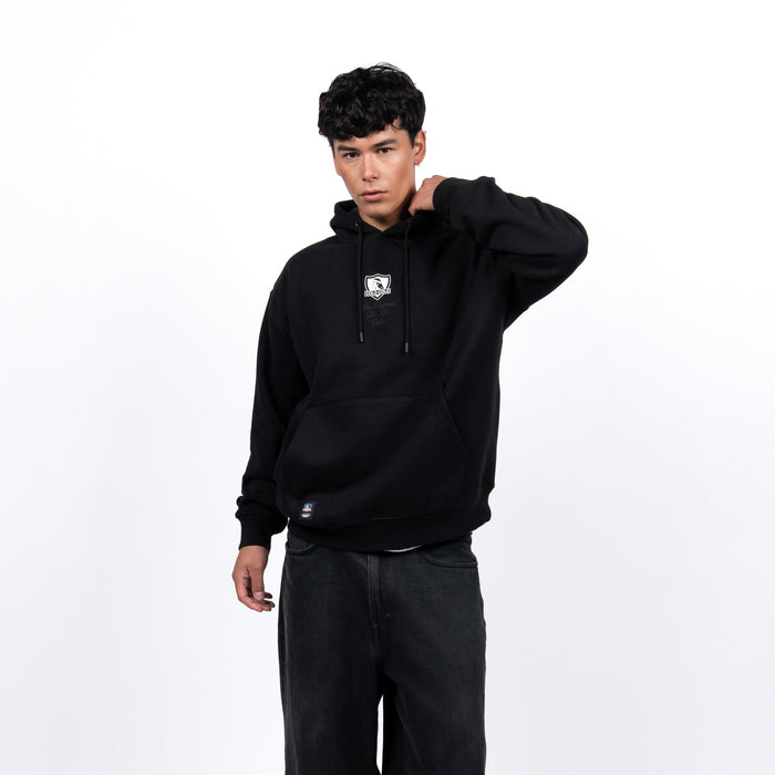 Polerón Colo-Colo Urbano Hoodie La Alegria De Mi Vida Negro