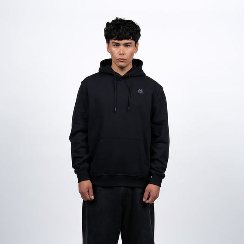 Polerón Kappa Hoddie Men Black