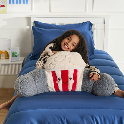 Poppy The Popcorn Cuddle Cushion - Cream/Red 🇬🇧