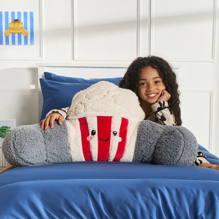 Poppy The Popcorn Cuddle Cushion - Cream/Red 🇬🇧