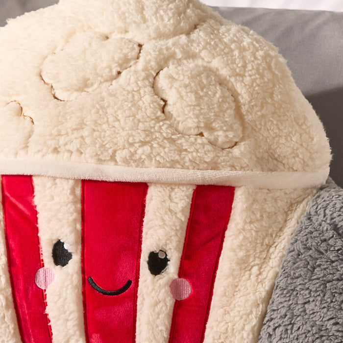 Poppy The Popcorn Cuddle Cushion - Cream/Red 🇬🇧