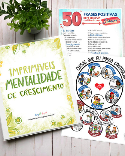 Português Imprimiveis Mentalidade De Crescimento