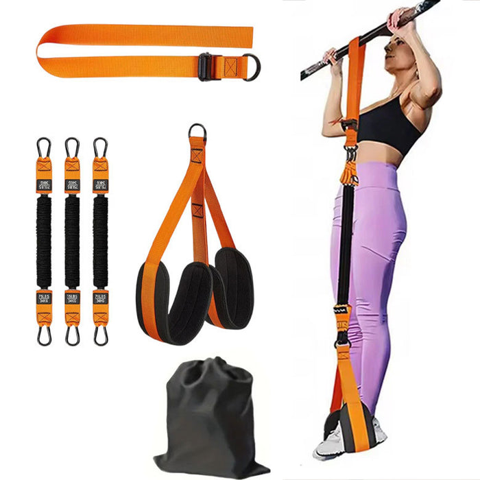 Pull up Bands Set With Knee Rest 225LBS Resistance Band Assistance Bands for Strength Training 🇬🇧
