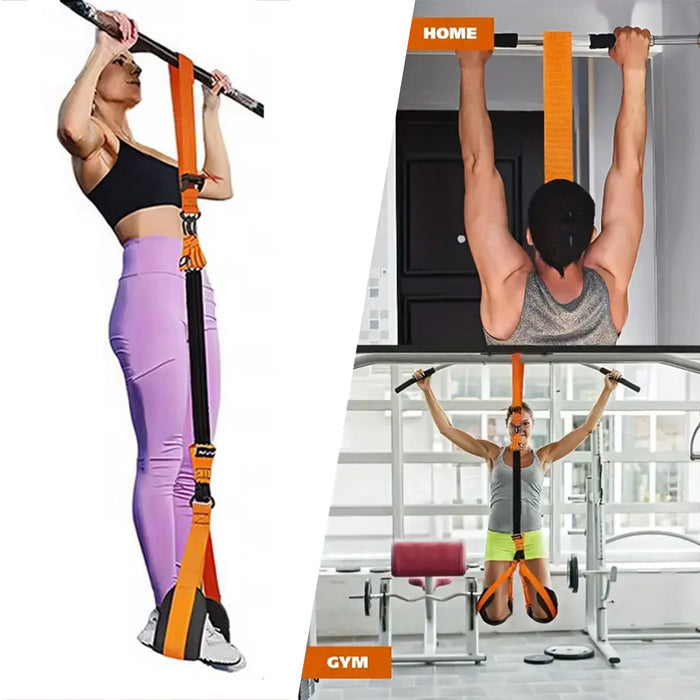 Pull up Bands Set With Knee Rest 225LBS Resistance Band Assistance Bands for Strength Training 🇬🇧