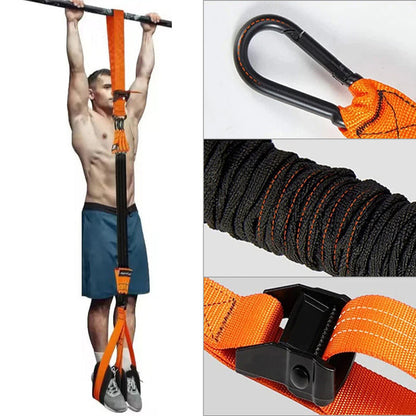 Pull up Bands Set With Knee Rest 225LBS Resistance Band Assistance Bands for Strength Training 🇬🇧