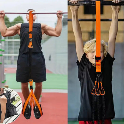 Pull up Bands Set With Knee Rest 225LBS Resistance Band Assistance Bands for Strength Training 🇬🇧