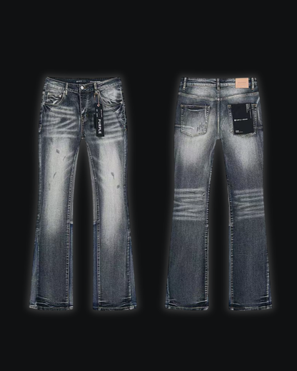 PURPLE FLARED JEANS