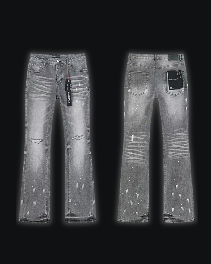 PURPLE FLARED JEANS