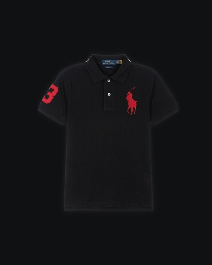 S / Black/Red Big pony 3
