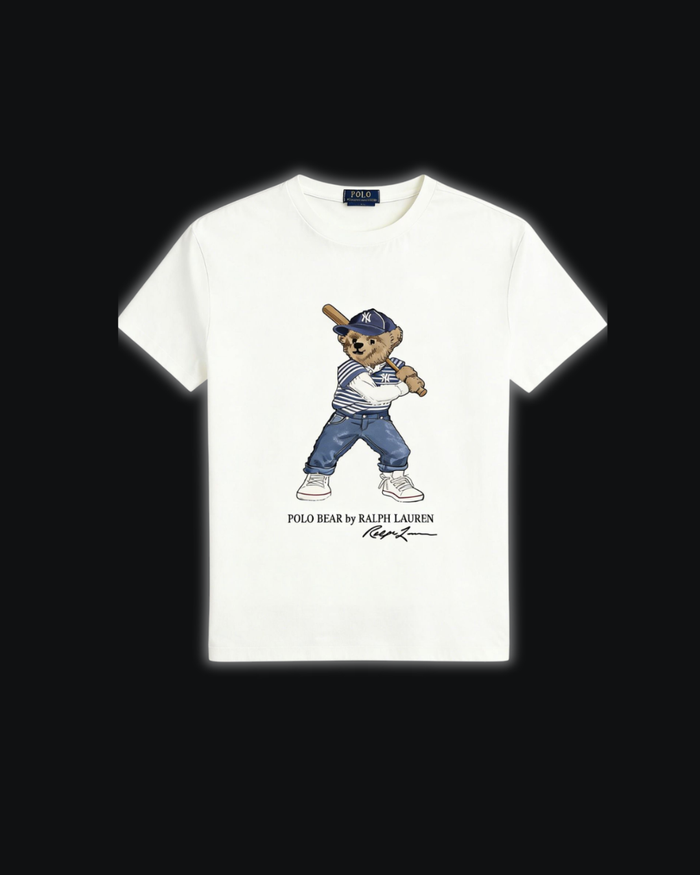 S / White Baseball bear