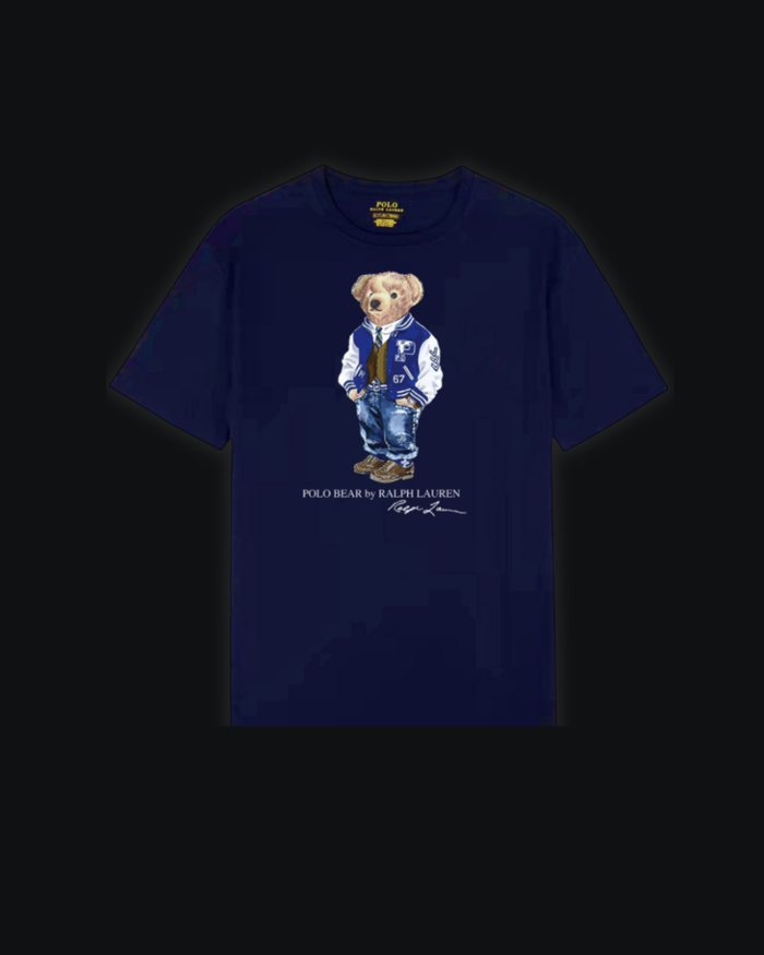 S / Navy 67 Baseball jacket bear