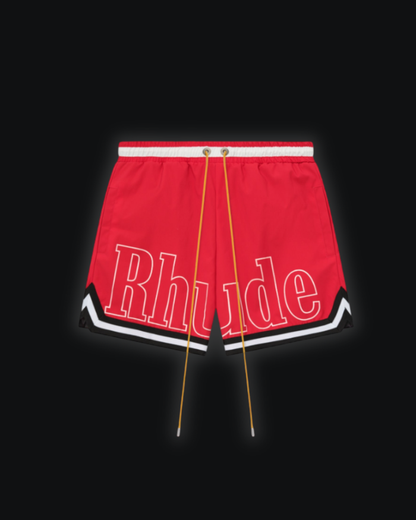 S / RHUDE Basketball shorts Red