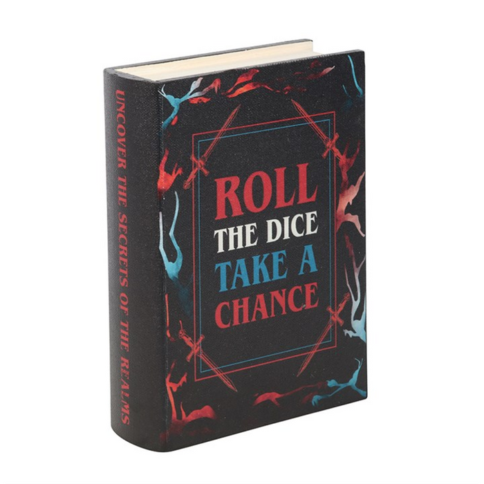 Roll the Dice, Take a Chance Book Shaped Storage Box 🇬🇧