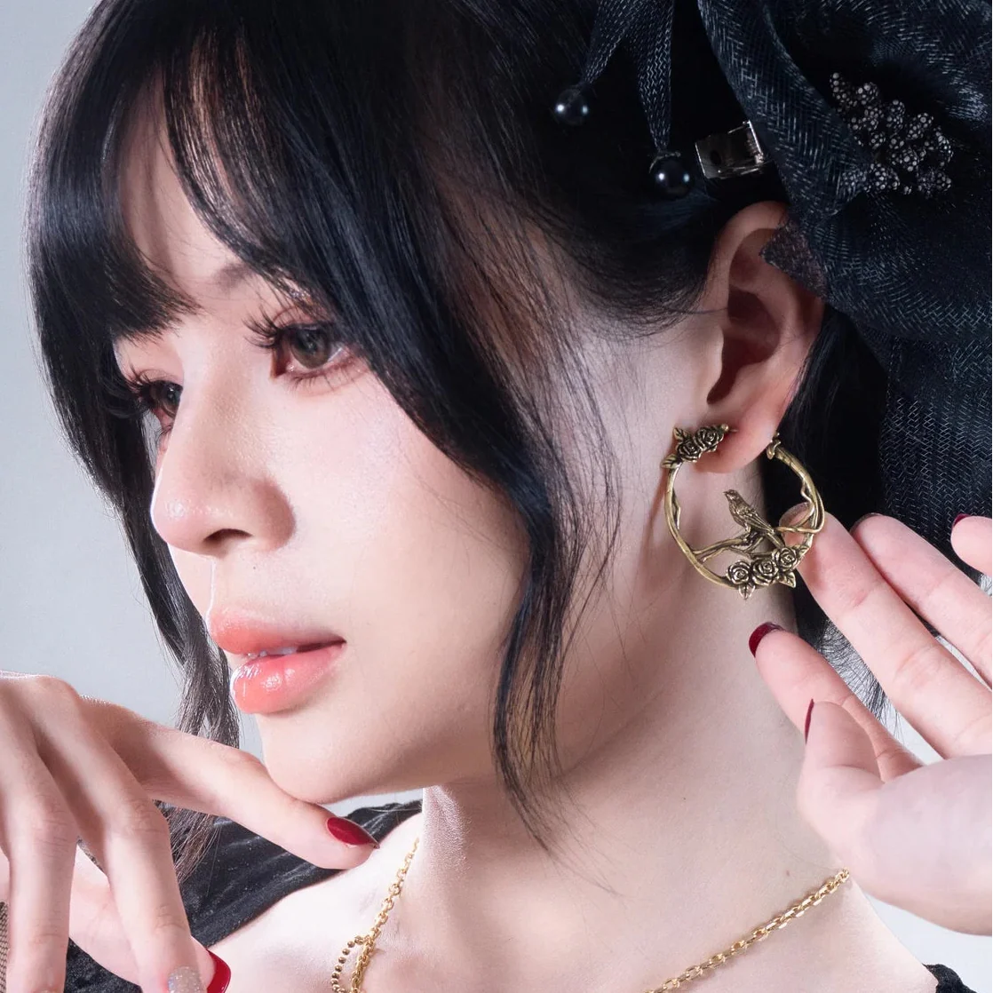 ROSEBIRD HOOP EARRINGS