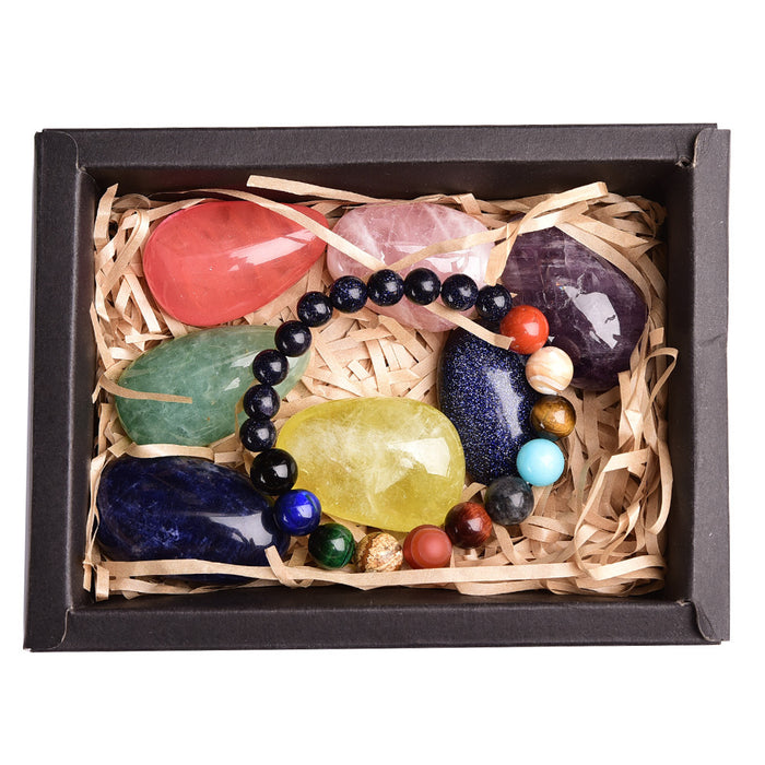 Rough polished bracelet exquisite gift box set 🇨🇳