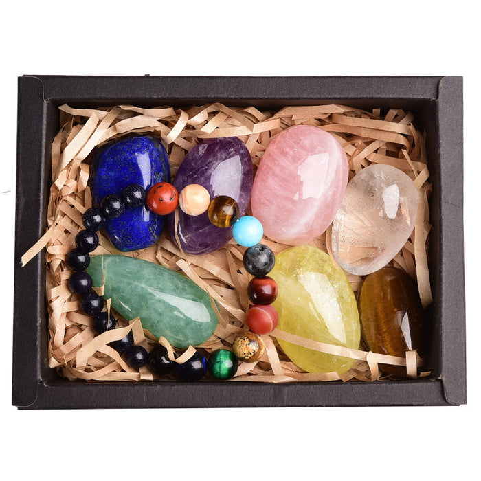 Rough polished bracelet exquisite gift box set 🇨🇳