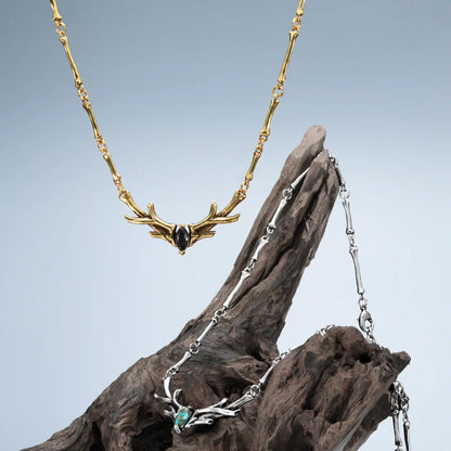 SACRED ANTLER COLLAR NECKLACE