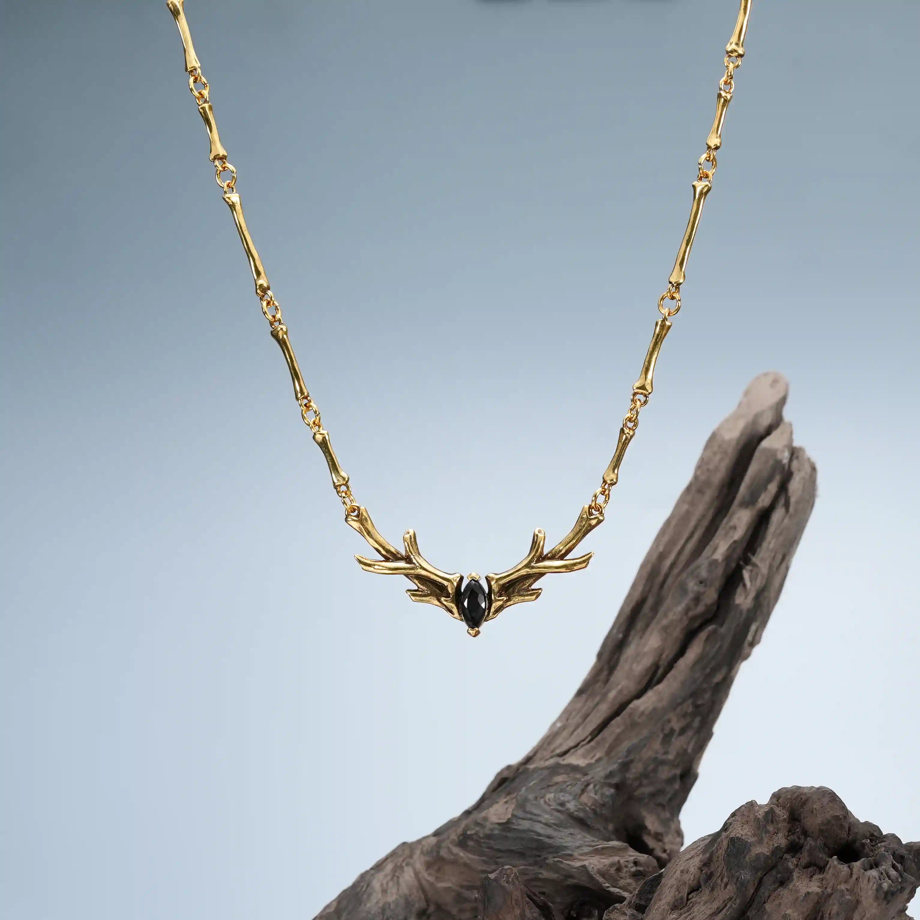 SACRED ANTLER COLLAR NECKLACE