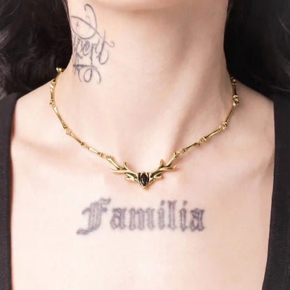 SACRED ANTLER COLLAR NECKLACE
