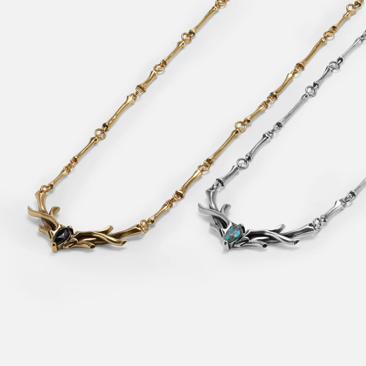 SACRED ANTLER COLLAR NECKLACE