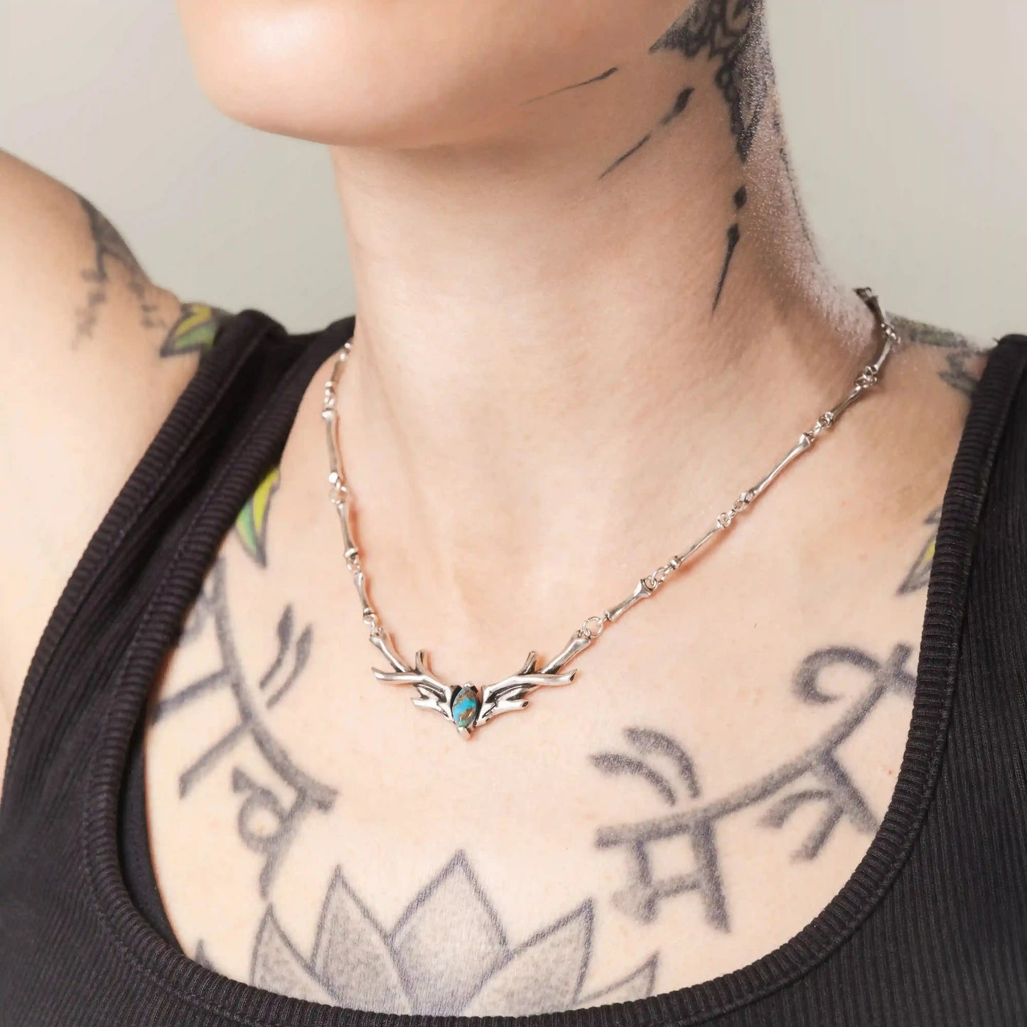 SACRED ANTLER COLLAR NECKLACE