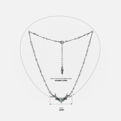 SACRED ANTLER COLLAR NECKLACE