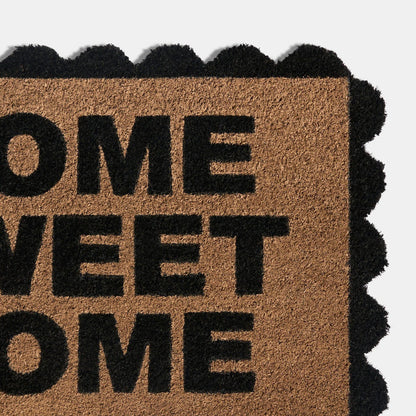 Scallop Edge Home Sweet Home Printed Coir Mat 🇬🇧