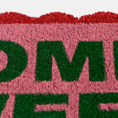Scallop Edge Home Sweet Home Printed Coir Mat 🇬🇧