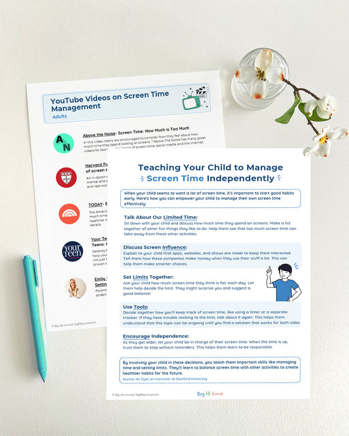 Screen Time Balance Kit + Screen Time Toolkit for Teens Bundle