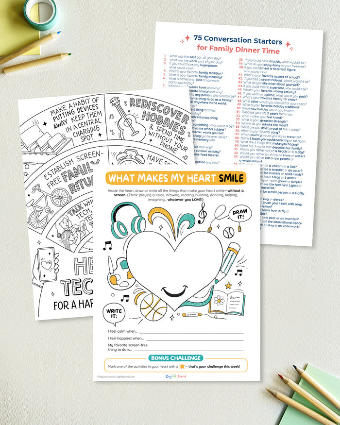 Screen Time Balance Toolkit PDF (Ages 5-11)