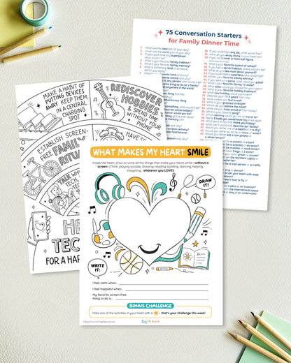 Screen Time Balance Toolkit PDF (Ages 5-11)