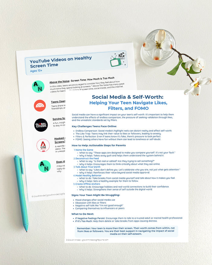 Screen Time Kit for Teens PDF (Ages 12+)