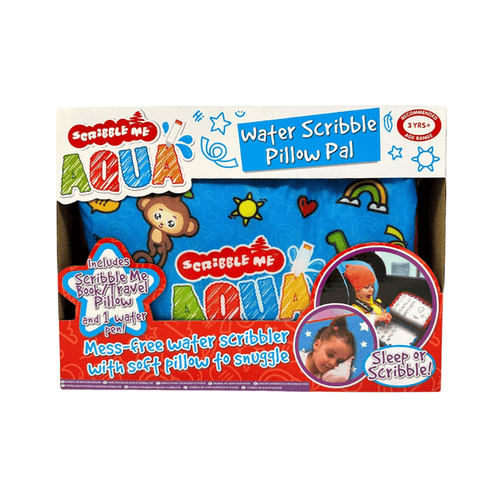 Scribble Me Aqua Pal Travel Neck Pillow Sleep 🇬🇧