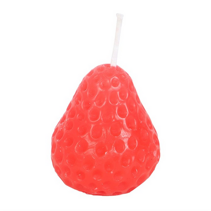 Set of 3 Strawberry Shaped Candles 🇬🇧